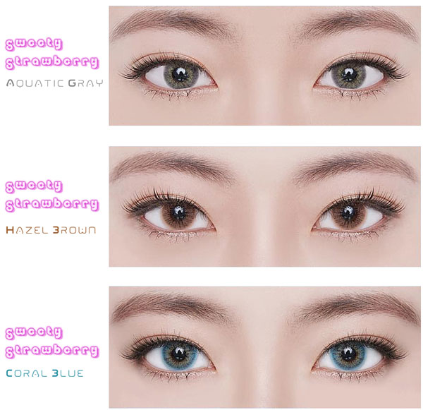 Sweety Strawberry 2 Tone Colors Comparison